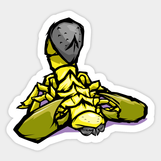 Scorpion Style Sticker by itsmidnight